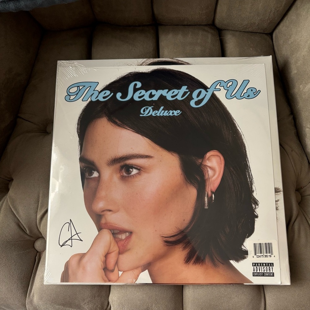 SIGNED - The Secret of Us Deluxe vinyl record by Gracie Abrams